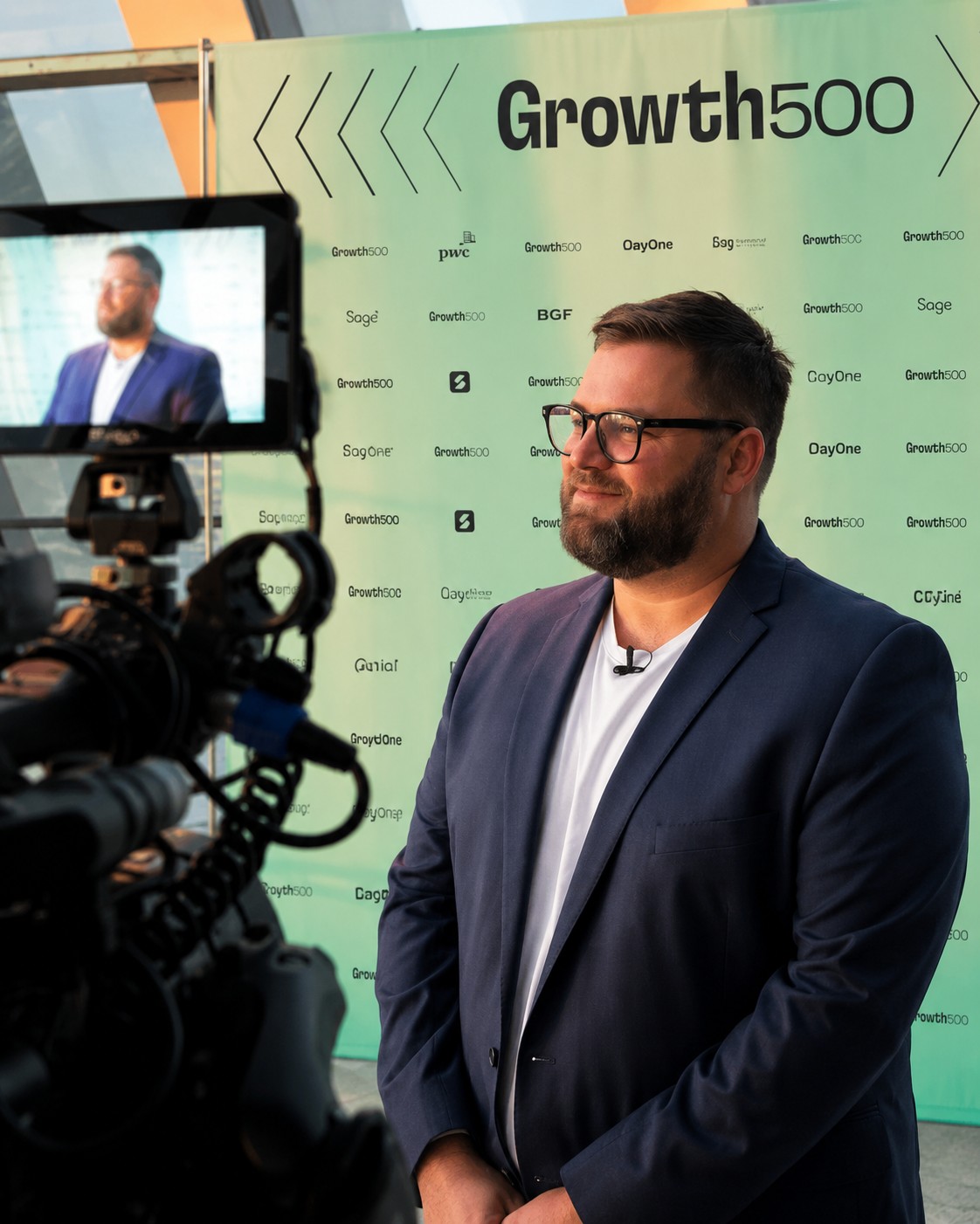 Shaun Prime at the Business Leader Growth 500