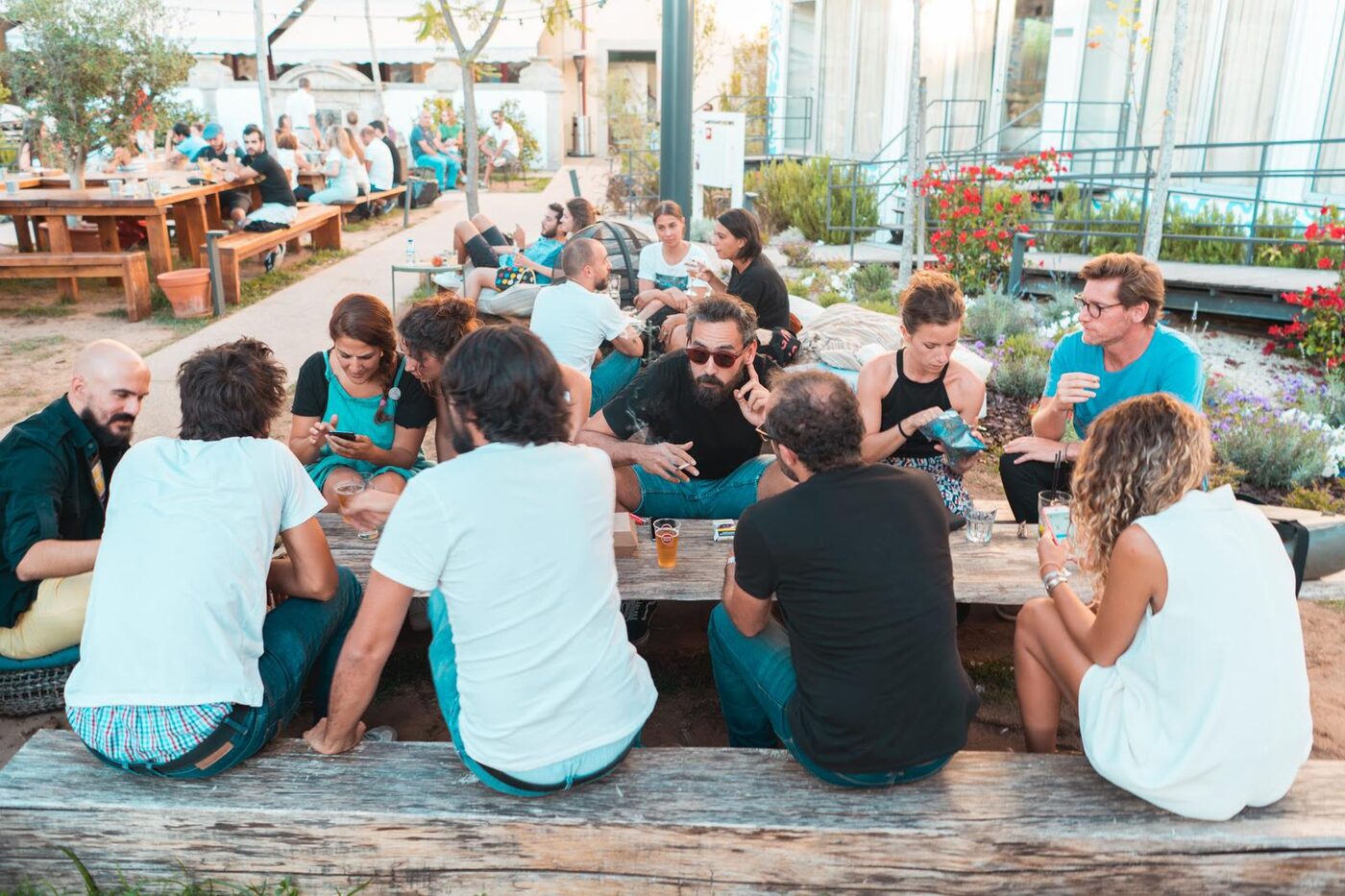 Selina rooftop gathering
